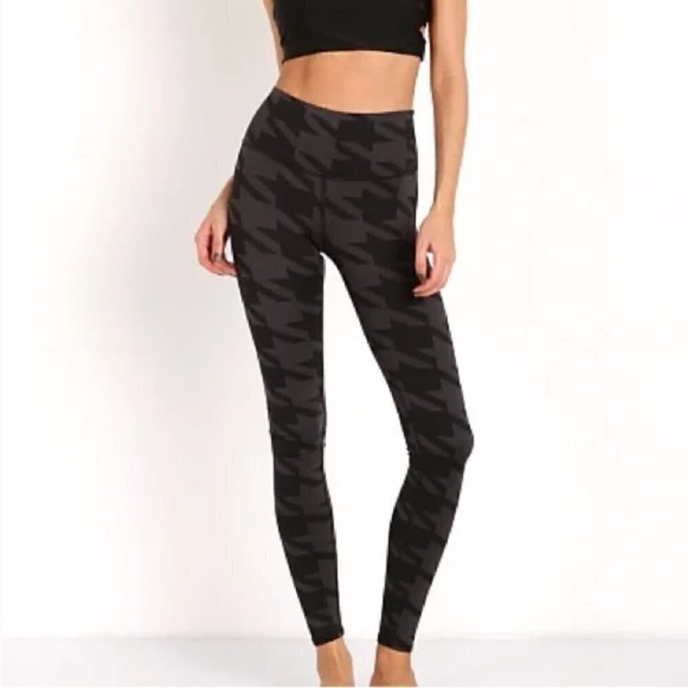 ALO Yoga Charcoal Houndstooth Leggings